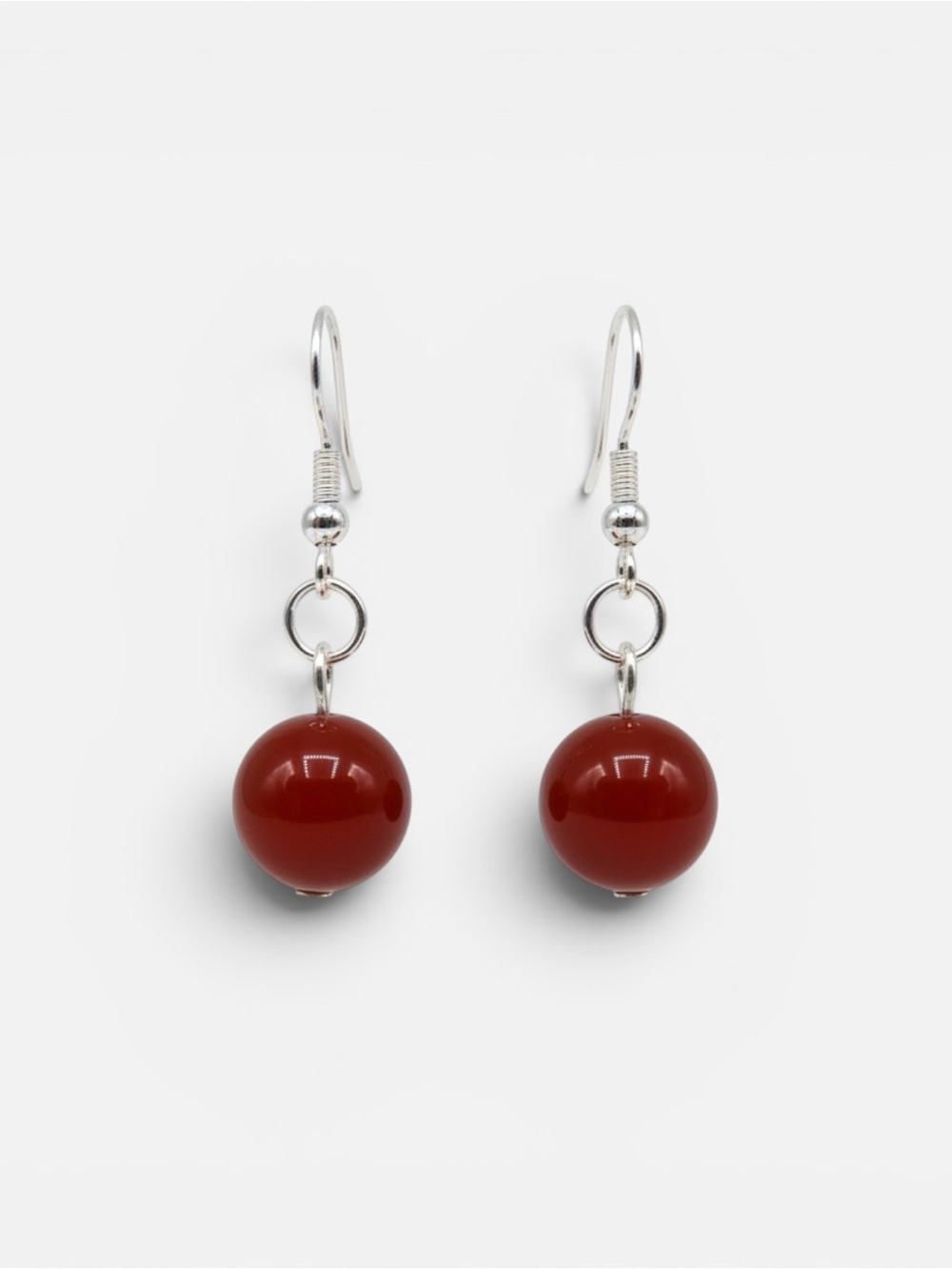 925 CARNELIAN BELLE EARRINGS